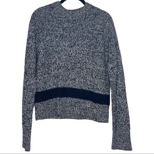Club Monaco Cashmere Grey Black Knit Sweater Women's Size Small